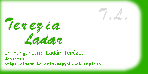 terezia ladar business card