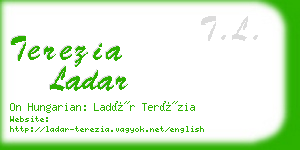 terezia ladar business card